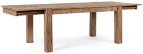 Masa dining extensibila pentru 10 persoane maro din lemn de Sheersham, 160-260 cm, Salford Bizzotto