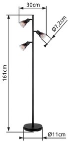 Lampadar Globo 54312-3S SATELLA 3xE14/25W/230V