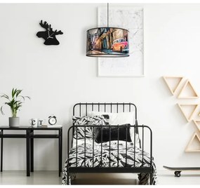 Lustră pe cablu CUBA Duolla RED 1xE27/15W/230V d. 35 cm