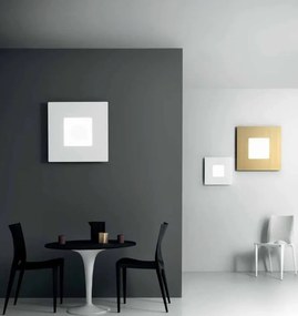 Plafoniera LED moderna BILDE 64x64cm, alb, negru sau auriu