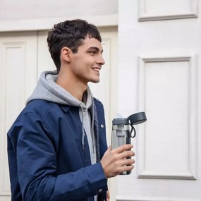 Sticla cu filtru pentru apa Philips GoZero Daily AWP2731GRR/58, 660 ml, 5-38°C, Tritan fara BPA, AWP285, Gri