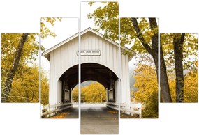 Tablou cu podul în Oregon (150x105 cm)