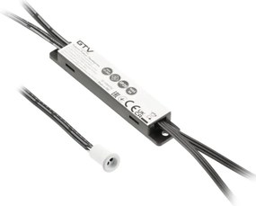 Întrerupător cu senzor Mikro GTV pentru bandă LED, 36W, 12V, IP20, alb 36 W, 12 V, Alb