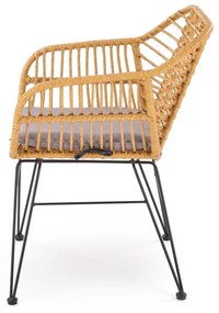 Scaun de grădină Kwatro (natural). 1092593