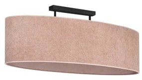 Lustră aplicată Duolla OVAL 2xE27/15W/230V roz