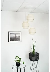 Lustră pe cablu Brilagi SPACE YUTE 3xE27/15W/230V crem/alb