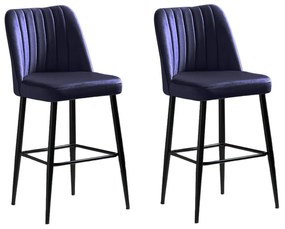Set de scaune de bar Vento Sax Blue, 2 buc., 2 buc.