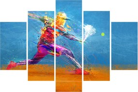 Tablou - Jucător de tenis pictat (150x105 cm)