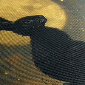 Tablou - Iepure cu lună (120x50 cm)