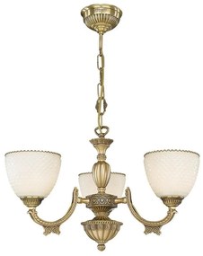 Candelabru din alama cu 3 brate design italian 7055