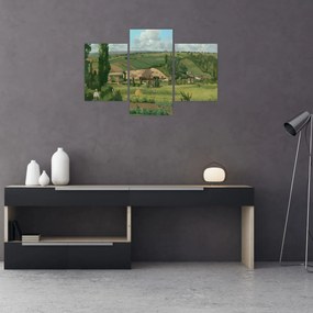 Tablou - Camille Pissarro, Landscape at Les Pâtis, Pontoise, reproducere (90x60 cm)