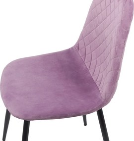 Scaun de bucatarie din catifea BUC 237X mov