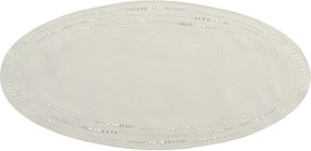 Placemat Perlina 28x58 oval, ecru 29 - Sander