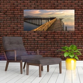 Tablou - e malul lacului Obersee (120x50 cm)