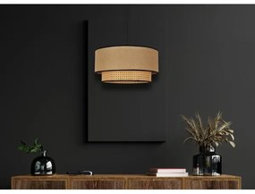 Lustră pe cablu Duolla BOHO 1xE27/15W/230V d. 45 cm bej/ratan