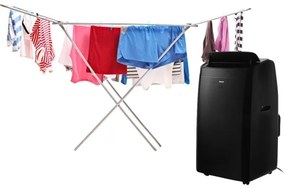 Sencor - Aer condiționat mobil inteligent 900W/230V 9000 BTU Wi-Fi negru + DO