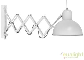 Aplica moderna cu brat extensibil ABERDEEN alb ABERDEEN/W/W