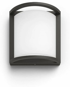 Lampă de perete Philips Samondra UltraEfficient cu LED,  3,8 W 2700K, antracit