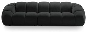 Canapea neagră 294 cm Diana – Micadoni
