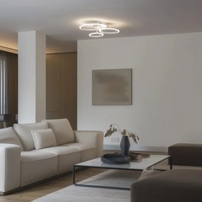 Lustră LED dimabilă aplicată Brilagi ORBITS LED/40W/230V 3000-6500K alb + telecomandă