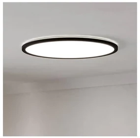 Plafonieră LED dimabilă de exterior Eglo 901455 ROVITO-R 16,8W/230V d. 50 cm IP44 negru + telecomandă