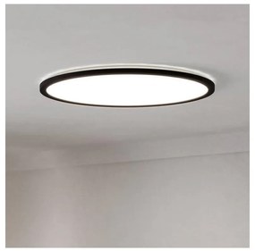 Plafonieră LED dimabilă de exterior Eglo 901455 ROVITO-R 16,8W/230V d. 50 cm IP44 negru + telecomandă