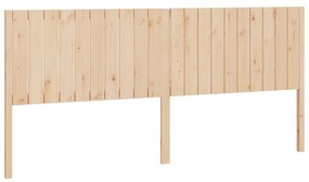 Tablie de pat, 205,5x4x100 cm, lemn masiv de pin 1, Maro, 205.5 x 4 x 100 cm