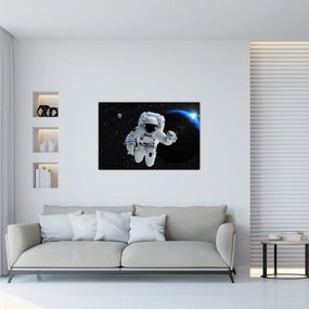 Tablou - Astronaut în Cosmos (90x60 cm)