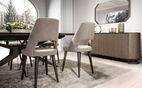 Set lemn masiv masă și scaune Hexagon - 400 × 120 × 75 cm, 8 scaune
