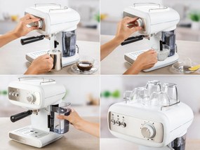 Espressor manual cu sistem de spumare lapte, Joy