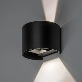 Rabalux 77218 - LED aplică de perete pentru exterior VIRNA 5W/230V 2700/4000/6500K IP54 neagră