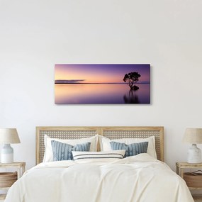 Tablou cu nivelul apei la răsăsrit de soare (120x50 cm)