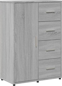 vidaXL Servantă, sonoma gri, 60x31x84 cm, lemn prelucrat