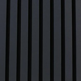 Riflaj decorativ tip panou acustic din MDF, Antracit