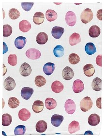 Pătură pentru copii albă din muselină 75x100 cm Shells – Mijolnir