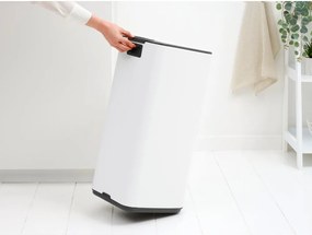 Coș de gunoi alb cu pedală din oțel 30 l Bo – Brabantia