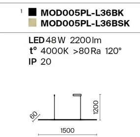 Lustra LED, pendul design modern Halo alama