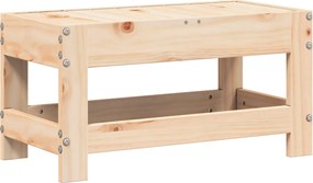 vidaXL Taburet de grădină, 62x30x32 cm, lemn masiv de pin