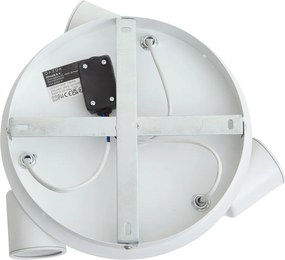 Spot modern pentru baie alb cu 3 lumini IP44 - Ducha