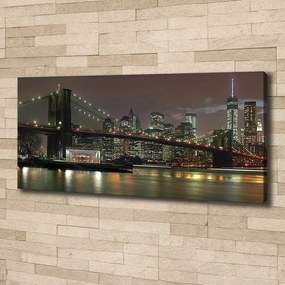 Pictură pe pânză New york, pe timp de noapte