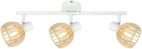 Candellux Atarri lampă de tavan 3x25 W alb-lemn 93-68095