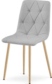 Scaun de dining LIBRA, gri deschis