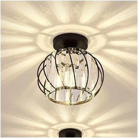Plafonieră de tavan BELLA 1xE27/40W/230V, Ø 20 cm, neagră