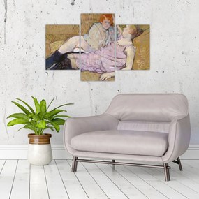 Tablou - Henri de Toulouse-Lautrec, The Sofa, reproducere (90x60 cm)