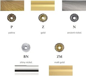 Lustra design LUX diametru 60cm din alama decorata cu sticla Filago