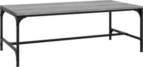 vidaXL Măsuță de cafea, gri sonoma, 80x50x35 cm, lemn prelucrat