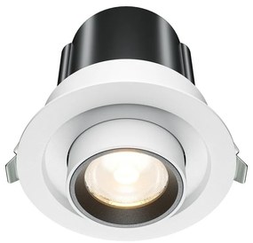 Spot LED incastrabil rotativ retractabil Hidden alb