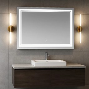 Oglindă de perete cu led 90x70 cm Zenith – Bonami Essentials