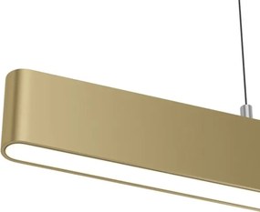 Lustră LED pe cablu Maytoni P010PL-L23G3K STEP LED/23W/230V 3000K 91 cm auriu