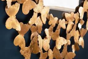 Oglinda de perete decorativa Butterfly 78cm gold